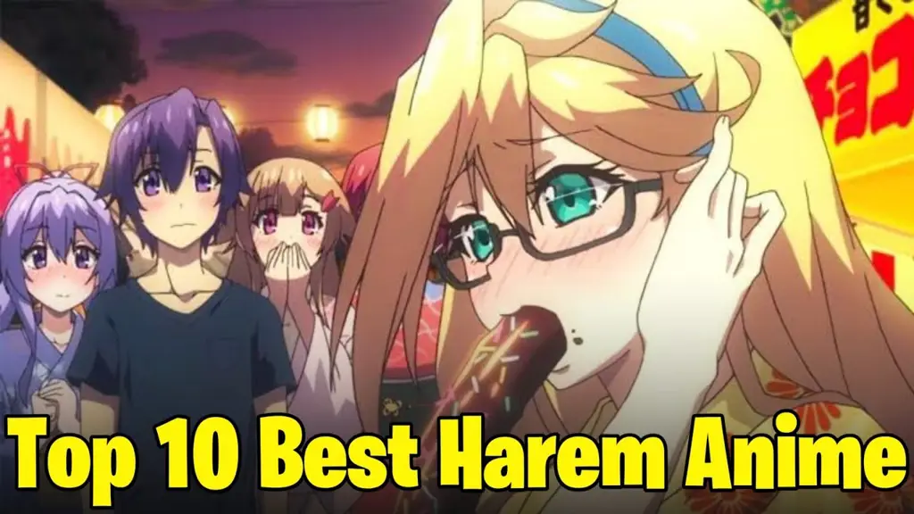 Gambar daftar 10 anime harem terbaik