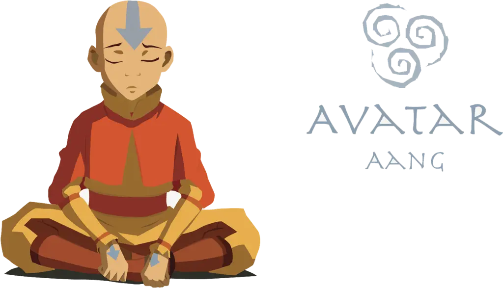 Aang bermeditasi