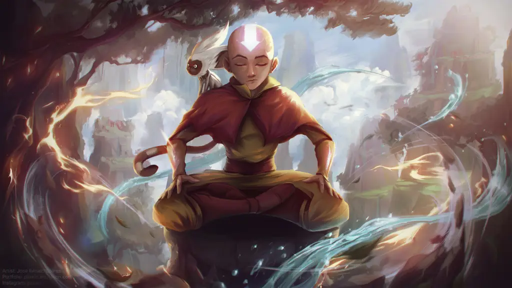 Gambar Aang, sang Avatar