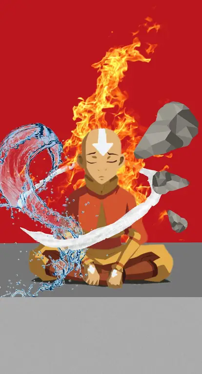 Gambar Aang, Avatar dari serial Avatar: The Legend of Aang