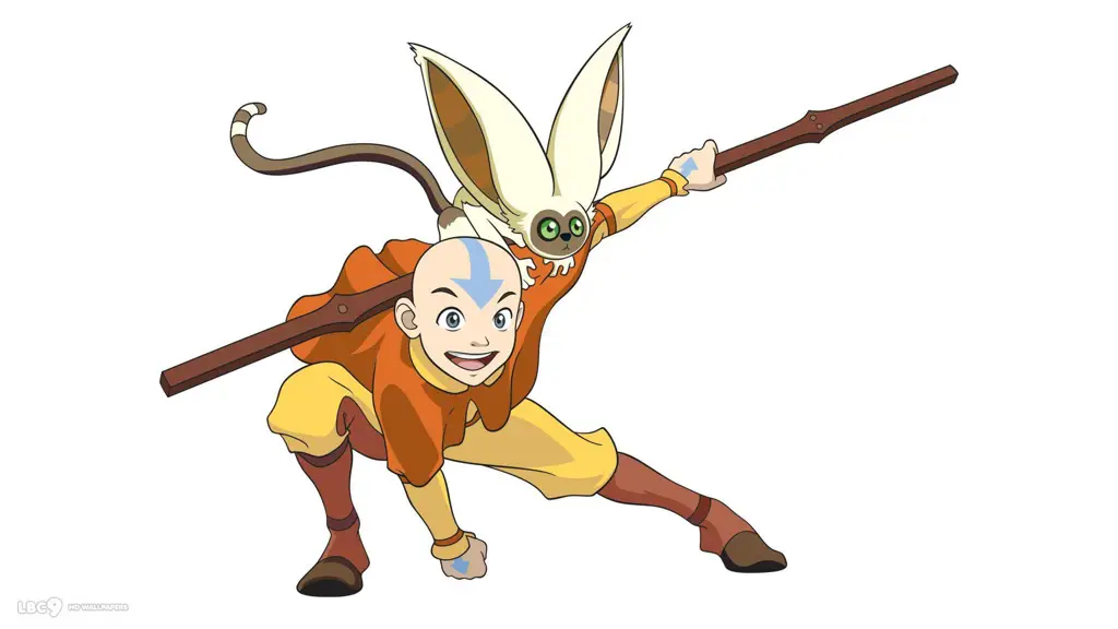 Aang, sang Avatar, dengan kekuatan pengendalian udara