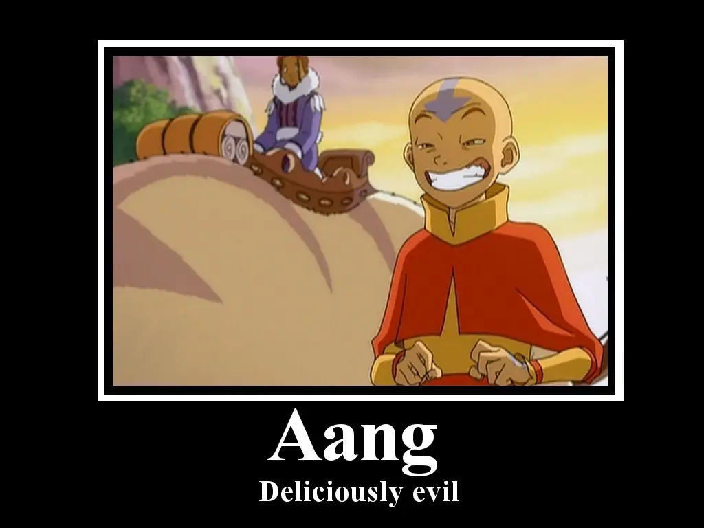 Gambar Aang, Avatar dari serial animasi Avatar: The Legend of Aang.