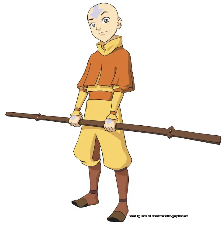 Gambar Aang, karakter utama Avatar