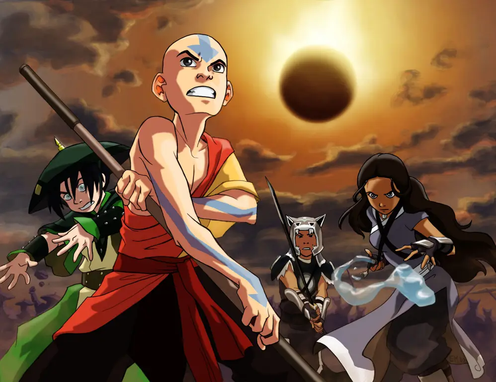 Gambar Aang, Avatar pengendali udara