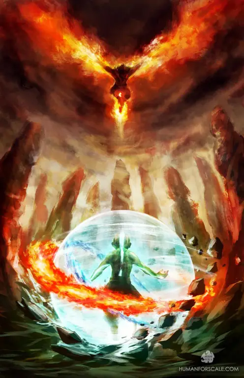 Gambar Aang, Avatar dari serial animasi Avatar: The Last Airbender