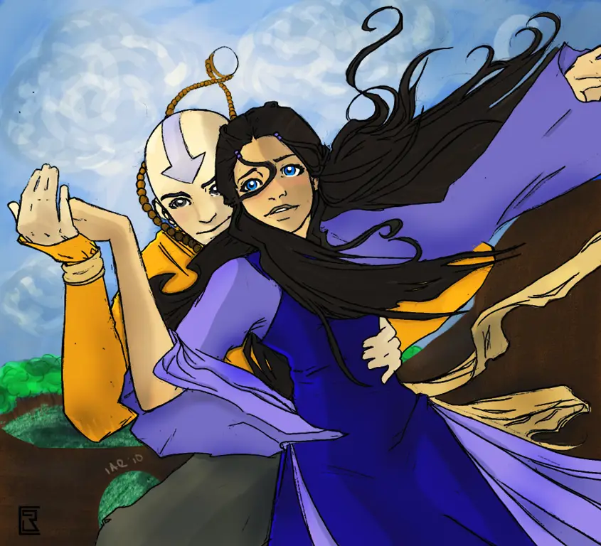 Gambar Aang dari Avatar The Last Airbender