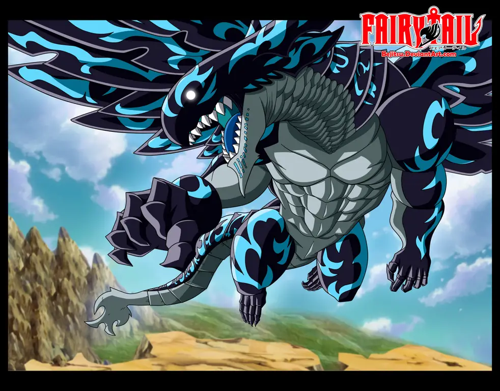 Gambar Acnologia dari Fairy Tail