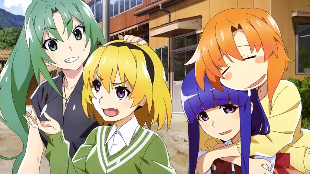 Gambar adaptasi anime Higurashi no Naku Koro Ni