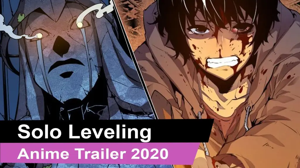 Gambar promosi adaptasi anime Solo Leveling