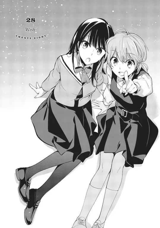 Panel manga Bloom Into You