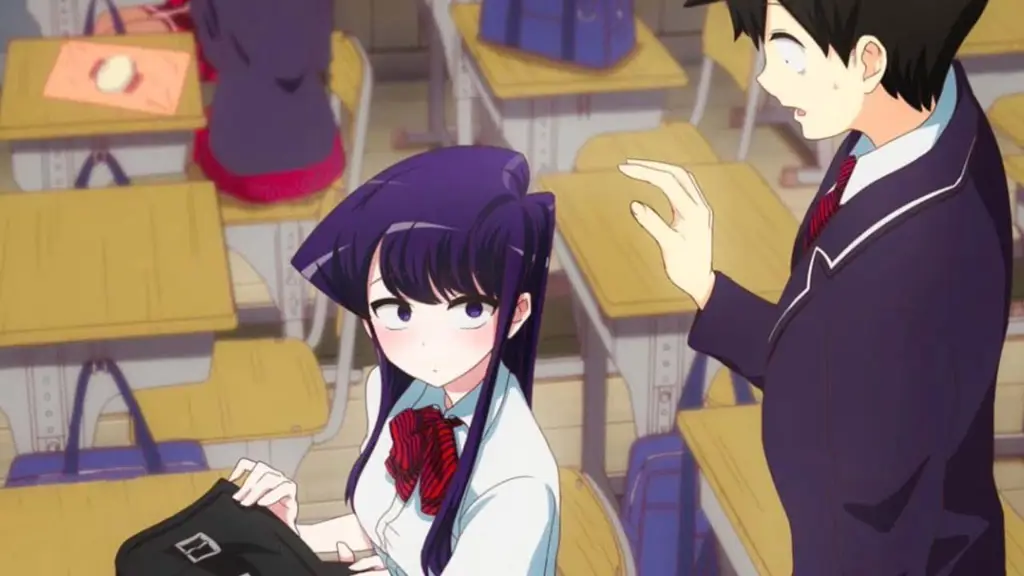 Cuplikan Anime Komi-san wa Komyushou desu