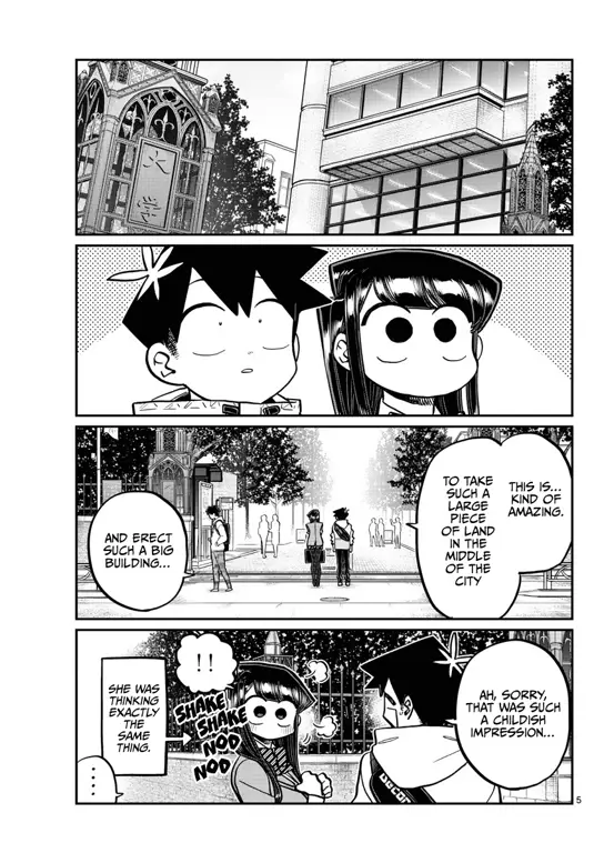 Gambar manga Komi-san wa Komyushou desu