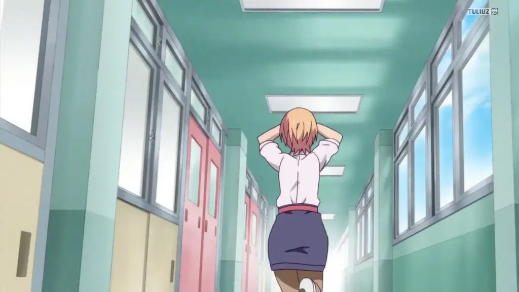 Momen-momen lucu di Aho Girl Episode 1