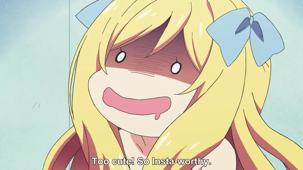 Momen-momen lucu dalam anime Jashin-chan Dropkick