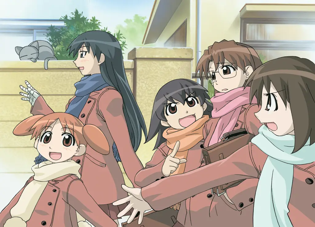 Gambar adegan menarik dari anime Azumanga Daioh