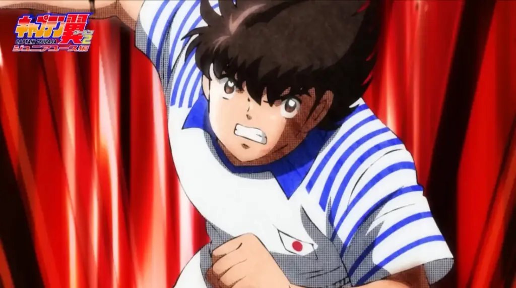 Gambar yang menampilkan beberapa adegan dari arc Junior Youth Captain Tsubasa