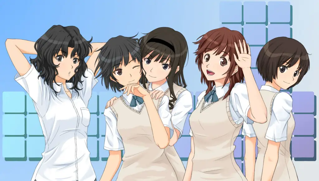 Cuplikan gambar dari anime Amagami SS