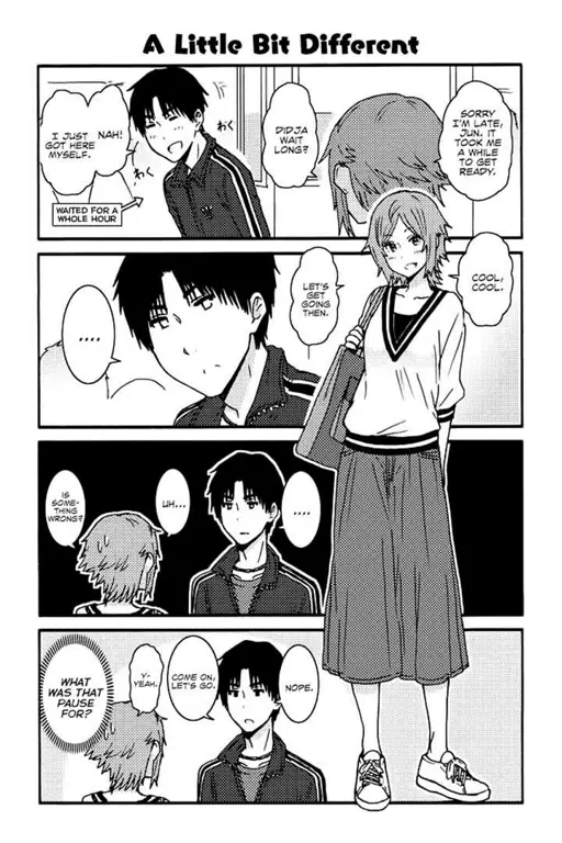 Cuplikan gambar dari anime Tomo-chan wa Onnanoko!