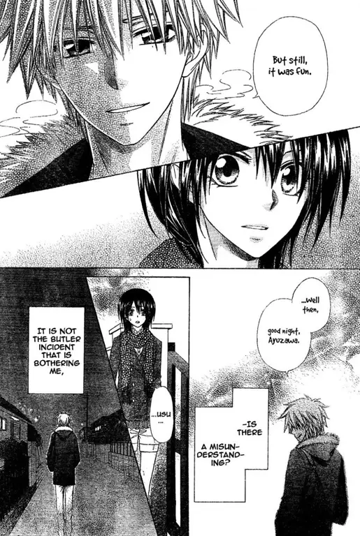 Gambar panel-panel manga Kaichou wa Maid Sama