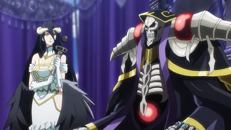 Cuplikan adegan dari anime Overlord