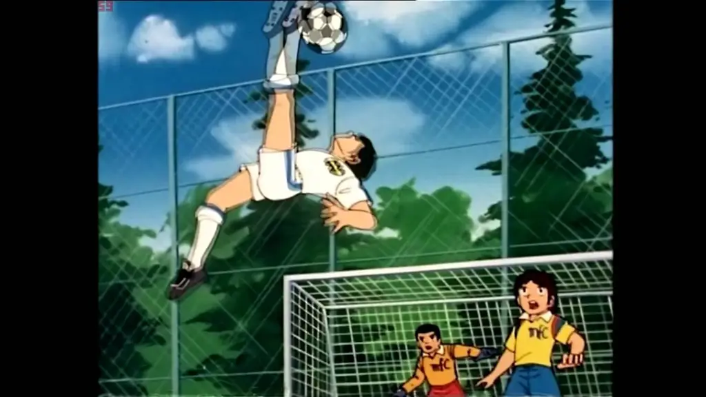 Gambar adegan ikonik Captain Tsubasa