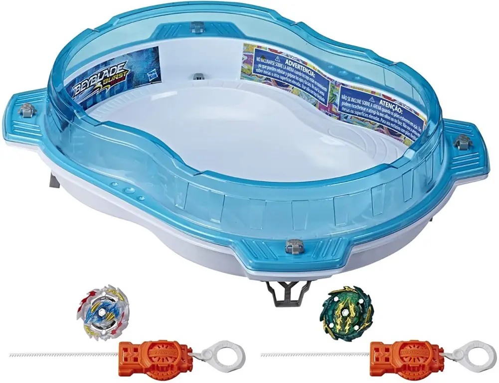 Aksi seru di arena Beyblade