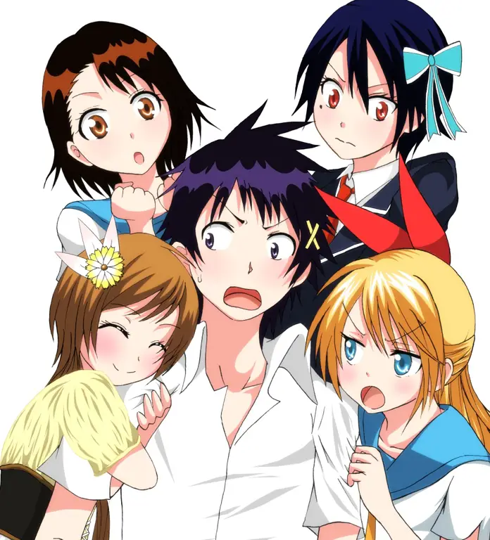 Gambar adegan menarik dari anime Nisekoi