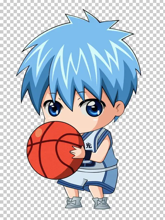 Kuroko Tetsuya sedang bermain basket