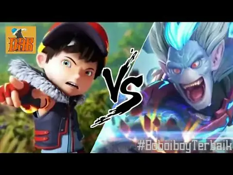 Adegan pertarungan Boboiboy yang menegangkan