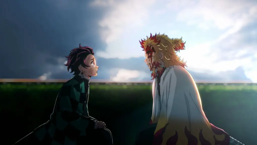 Adegan menegangkan dari film Kimetsu no Yaiba Mugen Train