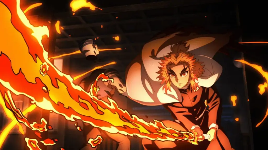 Adegan menegangkan dari film Kimetsu no Yaiba: Mugen Train