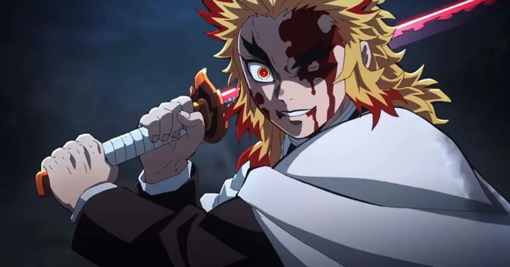 Adegan menegangkan dari film Kimetsu no Yaiba: Mugen Ressha-hen