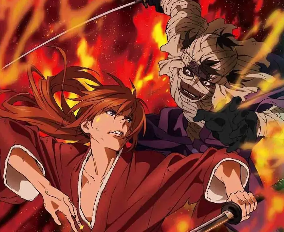 Adegan anime Rurouni Kenshin