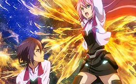 Adegan aksi dari Gakusen Toshi Asterisk