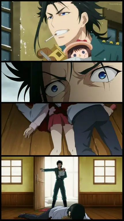 Adegan anime Plunderer yang menegangkan