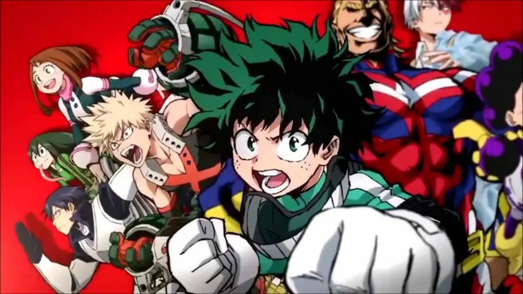 Gambar adegan seru dari Boku no Hero Academia Season 4