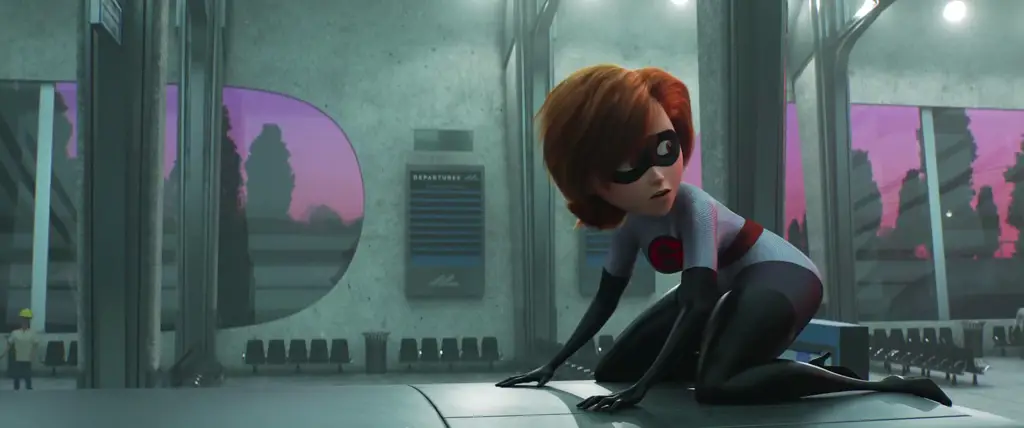 Elastigirl beraksi di The Incredibles 2