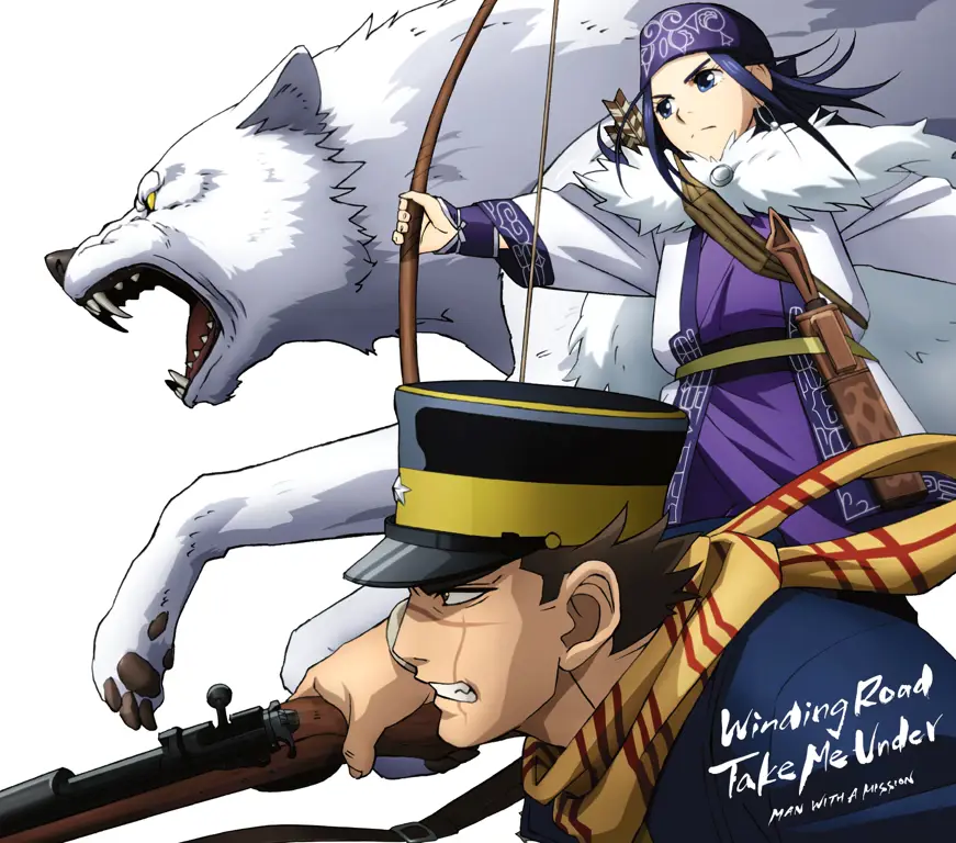 Adegan anime Golden Kamuy yang seru dan menegangkan.