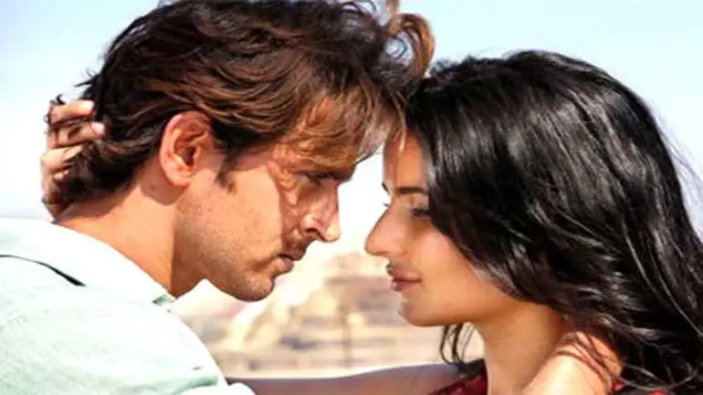 Hrithik Roshan dan Katrina Kaif dalam film Bang Bang