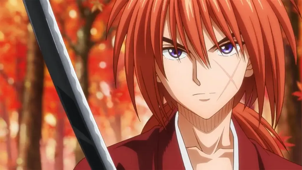 Gambar adegan pertarungan dari anime Rurouni Kenshin