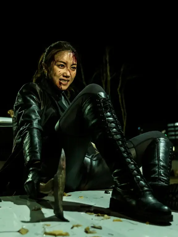 Adegan aksi menegangkan dalam film The Villainess