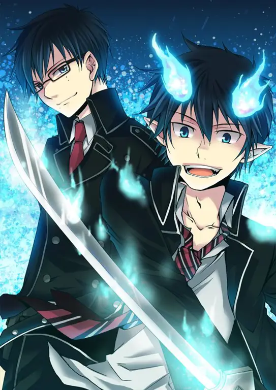 Adegan anime Ao no Exorcist yang menegangkan