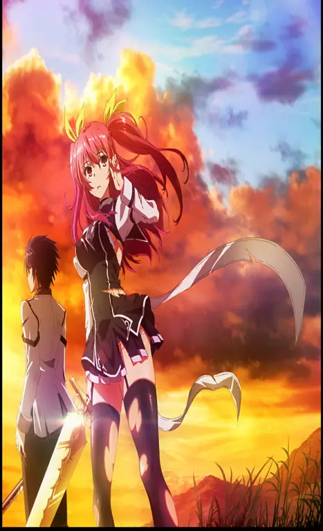 Adegan anime Rakudai Kishi no Cavalry yang menegangkan