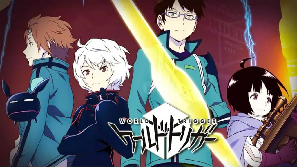 Gambar adegan aksi dalam manga World Trigger