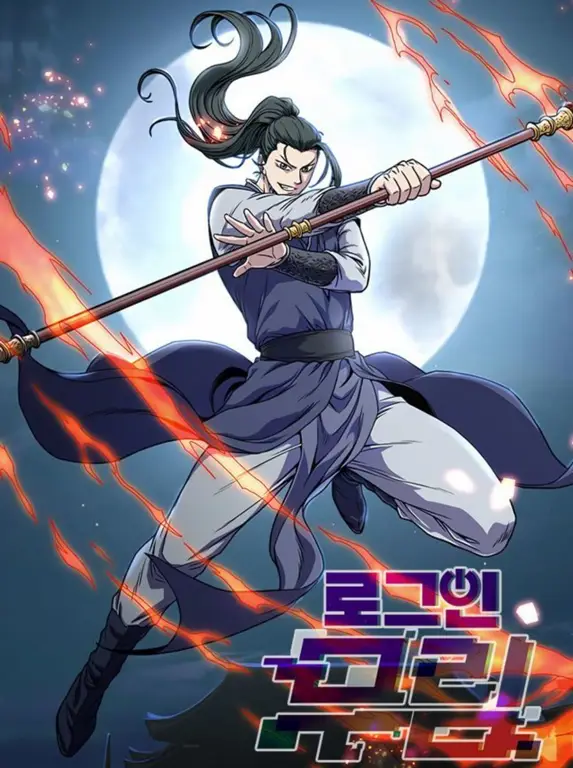 Adegan Aksi dari Manhwa God of Martial Arts