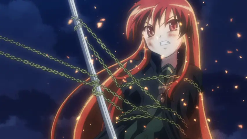 Gambar adegan aksi Shakugan no Shana
