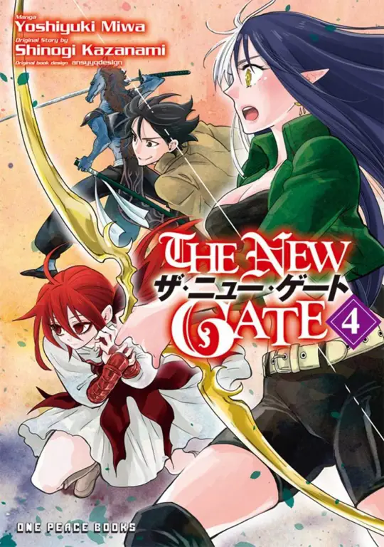 Adegan aksi dalam manga The New Gate