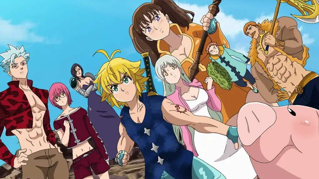 Gambar adegan aksi Nanatsu no Taizai season 4