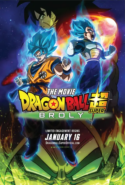 Adegan aksi menegangkan dari film Dragon Ball Super Broly