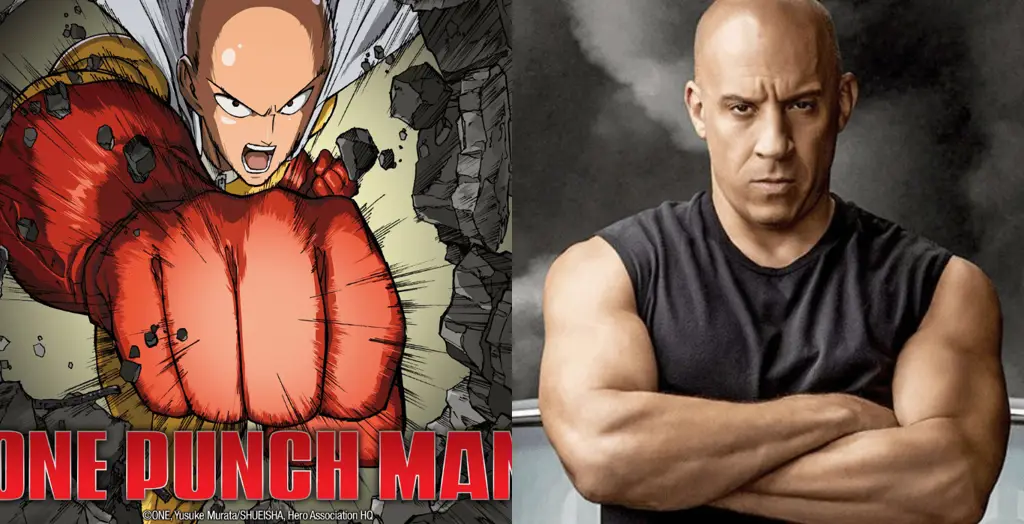 Adegan aksi One Punch Man yang menegangkan